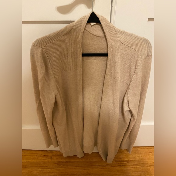 Oatmeal Open Cardigan - Picture 1 of 6